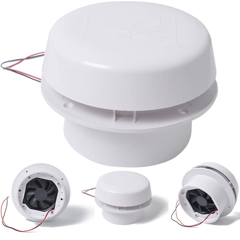ANER Exhaust Cooling Fan, 12V 60CFM RV Motorhome Roof Vent Ventilation ABS Caravan Roof Ceiling Exhaust Fan for Marine Boat, Yacht, RV, Trailer, Motorhome - Image 5